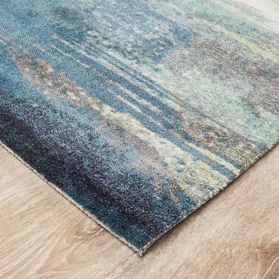 City Blue Modern Rug 320X230