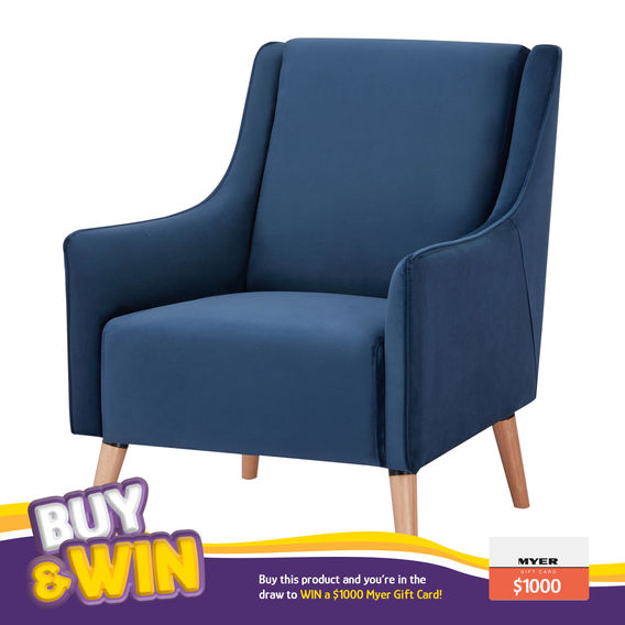 Rose Armchair - Navy