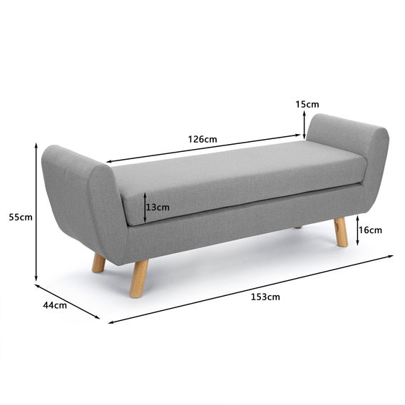 Waverley Sofa Bench - Beige