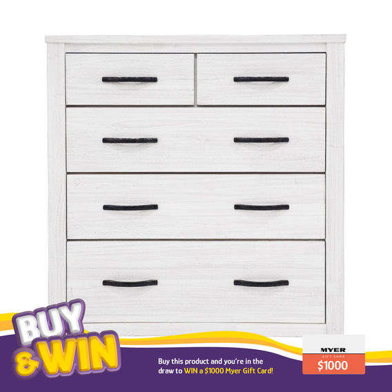 Florida Tallboy 2 Over 3 Drawer