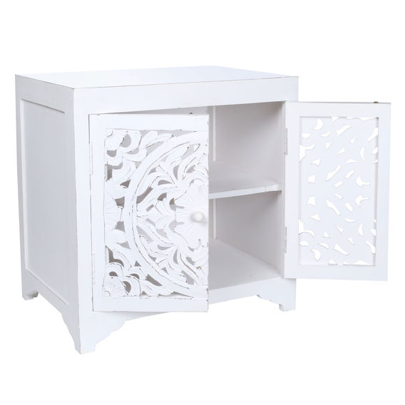 Dias Bedside Antique White