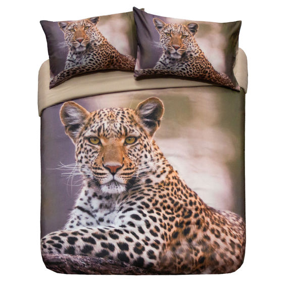 Leopard Printed Quilt Bundle - King