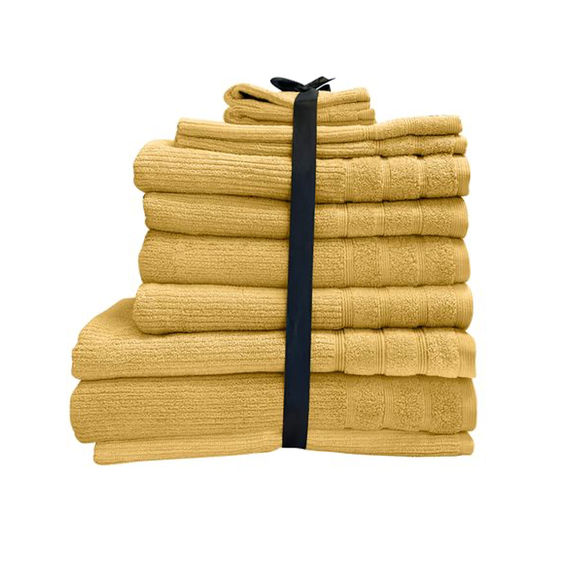 Cairo 11 Piece Towel Pack - Sunshine