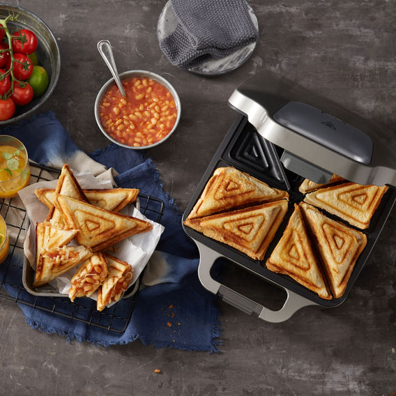 Sunbeam Big Fill Toastie for 4 Jaffle Maker - Silver