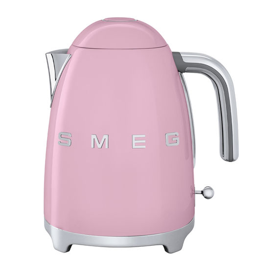 Smeg 50's Style Stainless Steel 1.7 Litre Kettle - Pink