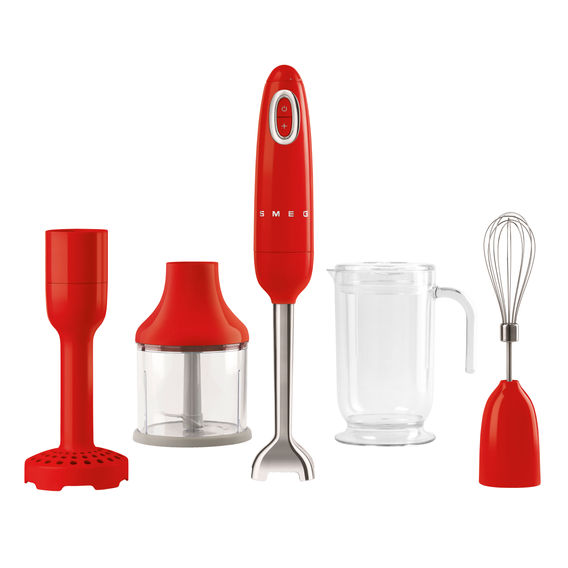 Smeg 50's Style Stick Mixer - Red