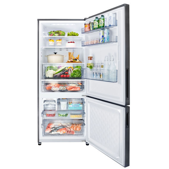 Panasonic Prime+ Bottom Mount Fridge 380L Gloss Black