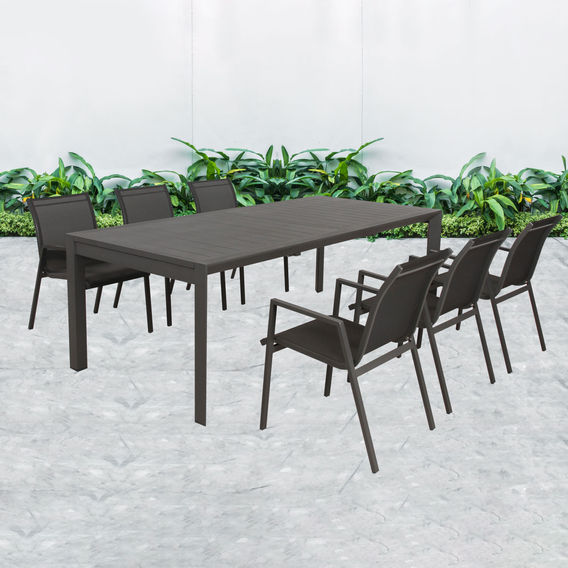 Icaria 7 Pce Outdoor Dining Set