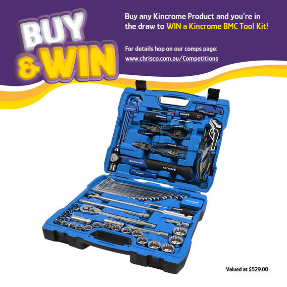 Kincrome Contour Tool Workshop Kit 299PC - Blue