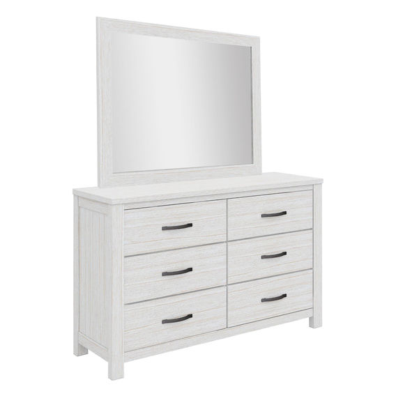 Florida 6 Drawer Dresser & Mirror