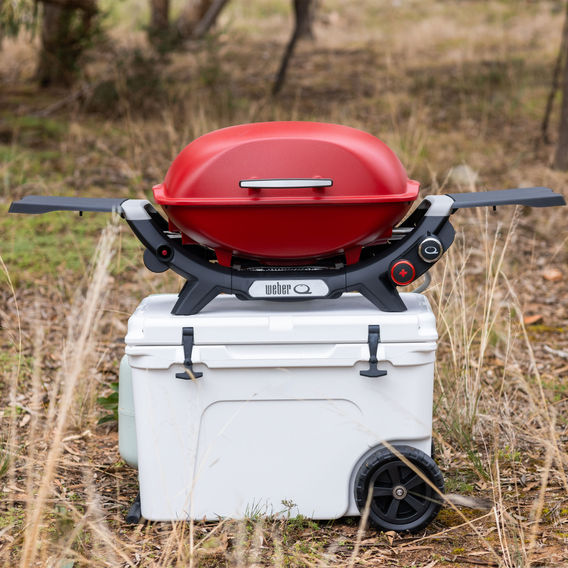 Weber Q+ Flame Red