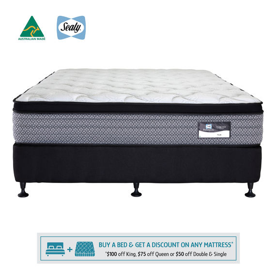 Sealy Posturepedic Embassy Plush Ensemble - Double