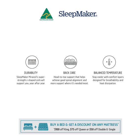 Sleepmaker Murray Mattress - Double