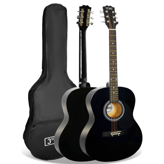 3rd Avenue Acoustic Guitar Premium Pack - Black