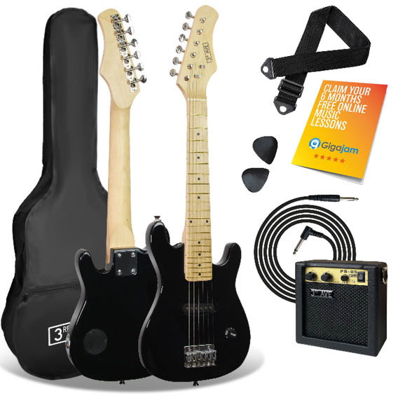 3rd Avenue Junior Electric Guitar Pack - Black