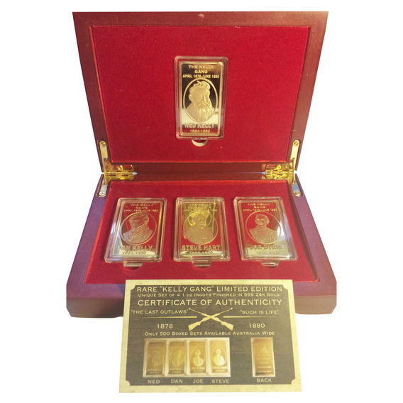 the kelly gang Limited Edition Ingot Series