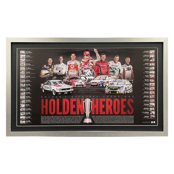 Holden Heroes Licensed framed Print L/Ed