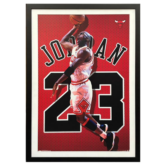 Michael Jordan 23 Licensed Framed Poster