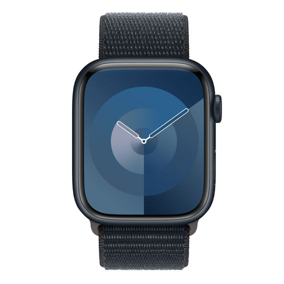 Apple Watch Series 9 GPS - 45mm Midnight Aluminium with Midnight Sport Loop