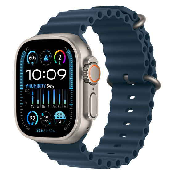 Apple Watch Series 9 Ultra 2 Cell - Titanium Blue Ocean Band