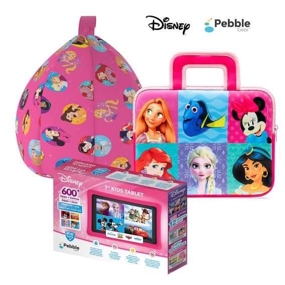 Pebble Gear Disney 7In Kids Tablet Bundle - Pink