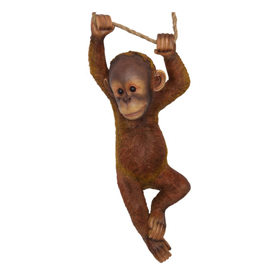 Realistic Hanging Orangutan