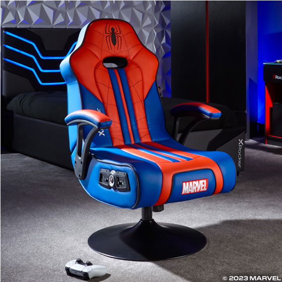 X Rocker Elite 2.1 Spiderman Pedestal Gaming Chair