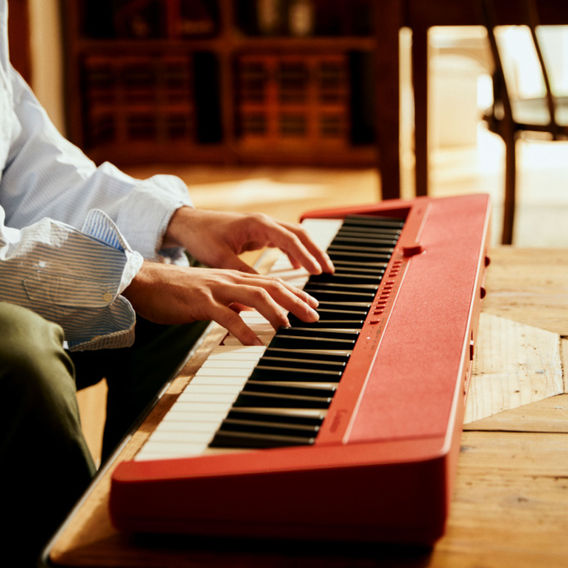 Casio Digital Keyboard - Red