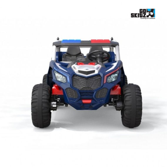 Go Skitz 24V Police Beach Buggy Kids Ride On Blue