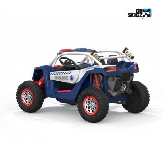 Go Skitz 24V Police Beach Buggy Kids Ride On Blue