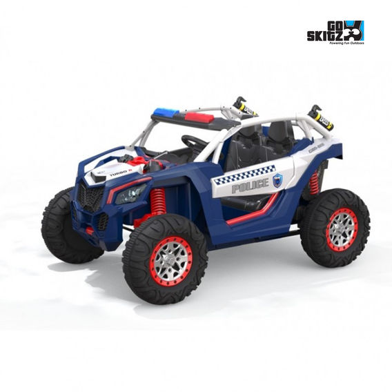 Go Skitz 24V Police Beach Buggy Kids Ride On Blue