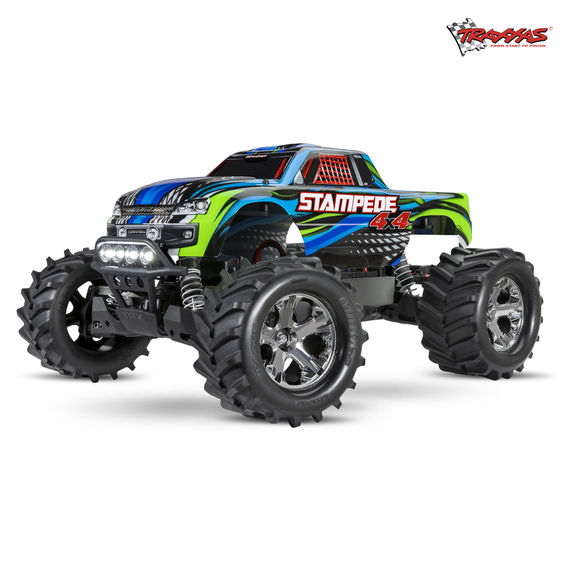 Traxxas Stampede 4X4 With LED Lights - Blue