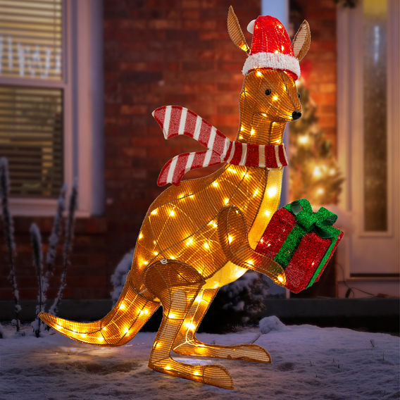 Festive Magic LED Mesh Kangaroo