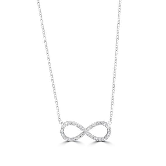 Infinity Diamond Pendant