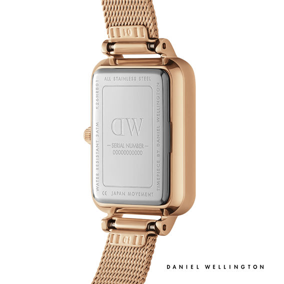 Quadro Evergold Gold Mesh Watch