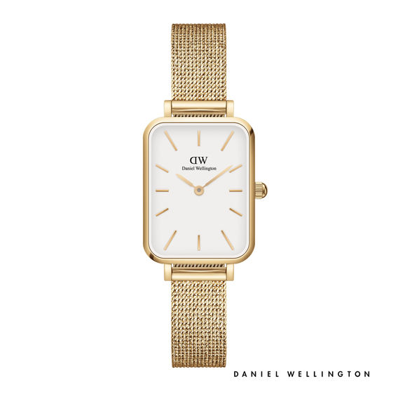 Quadro Evergold Gold Mesh Watch