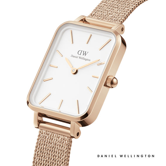 Quadro Evergold Gold Mesh Watch