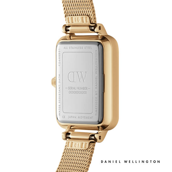 Quadro Melrose Rose Gold Mesh Watch