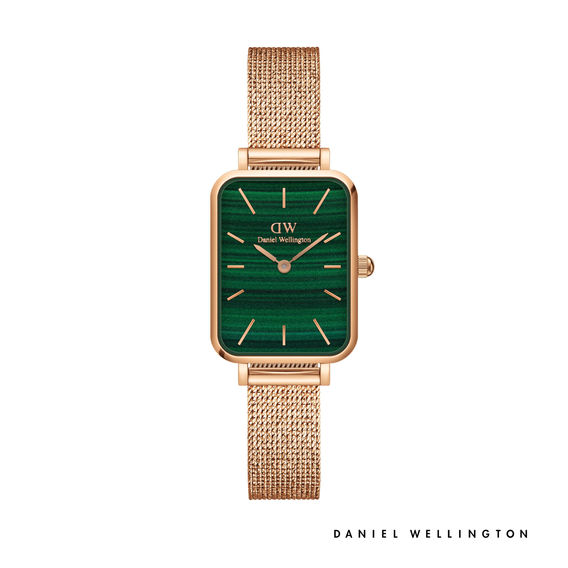 Quadro Melrose Rose Gold Mesh Watch