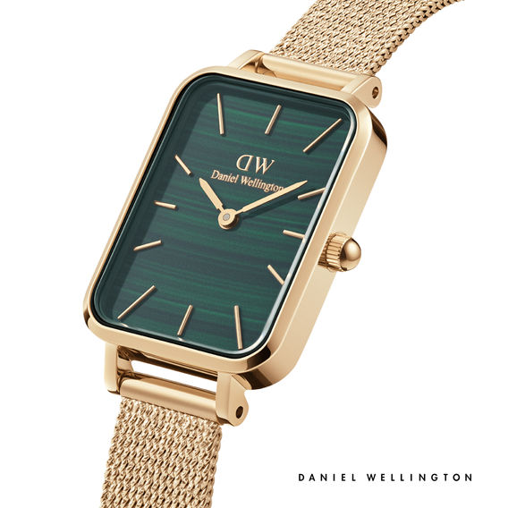 Quadro Melrose Rose Gold Mesh Watch