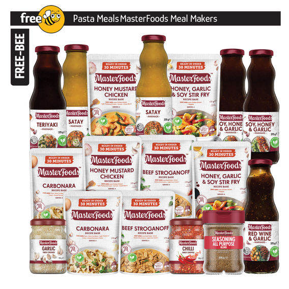 Mega Holiday with Freebee Masterfood Meal Makers