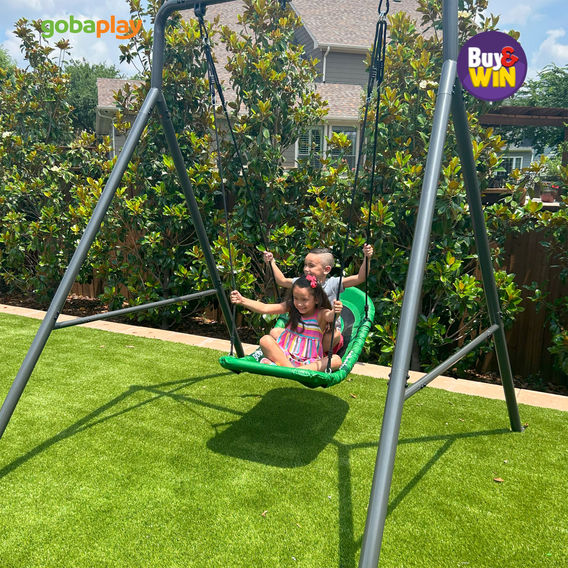 gobaplay Swing Set with Boat Swing