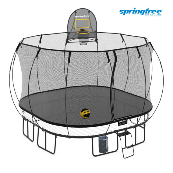 Springfree Large Square Trampoline Sports Bundle 11ft x 11ft