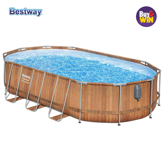 Steel Pro MAX Comfort Jet Oval Pool Set