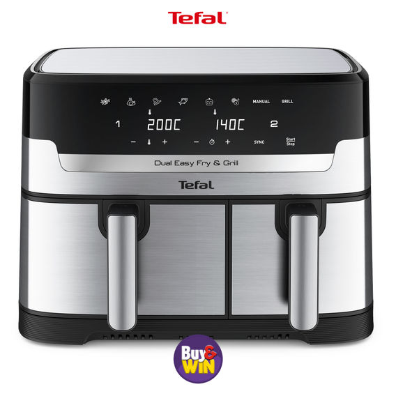 Tefal Dual Drawer Easy Fry & Grill Deluxe XXL Air Fryer