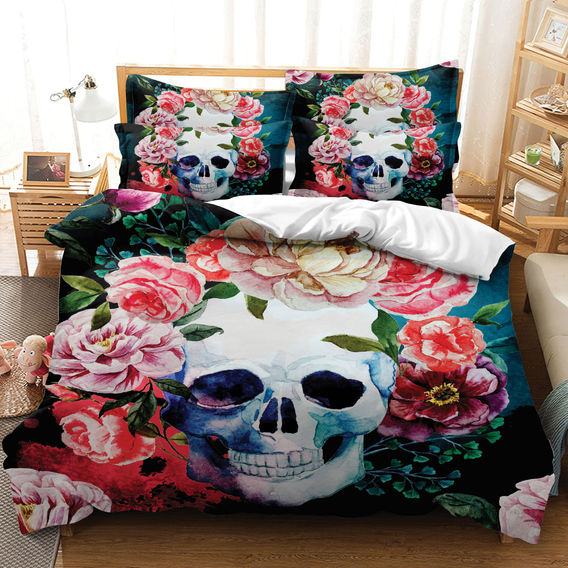 Los Muertos Quilt Cover Bundle - Double