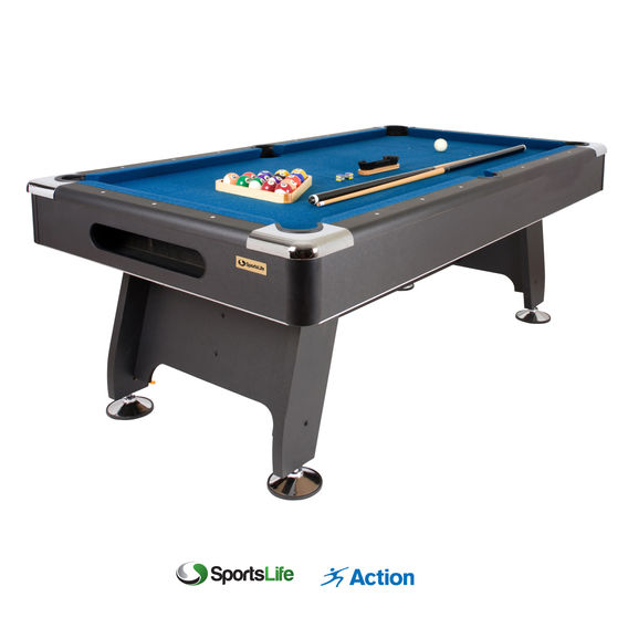 SportsLife 7ft Pool Table in Blue