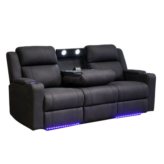 Academy 3-Seater Bundle Black