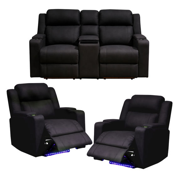 Academy 2-Seater Bundle Black