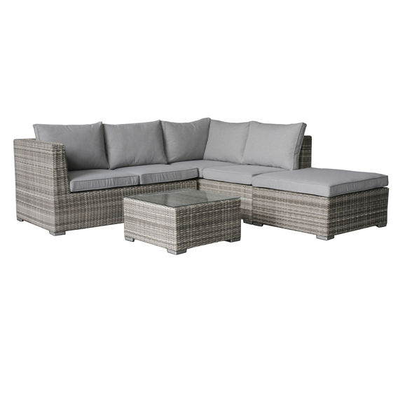 Solway Corner Modular Lounge Setting – Light Grey